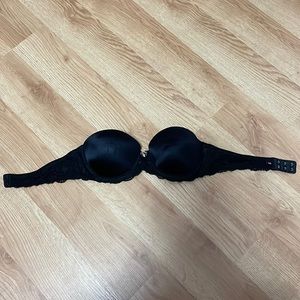 Black Strapless Underwire Bra